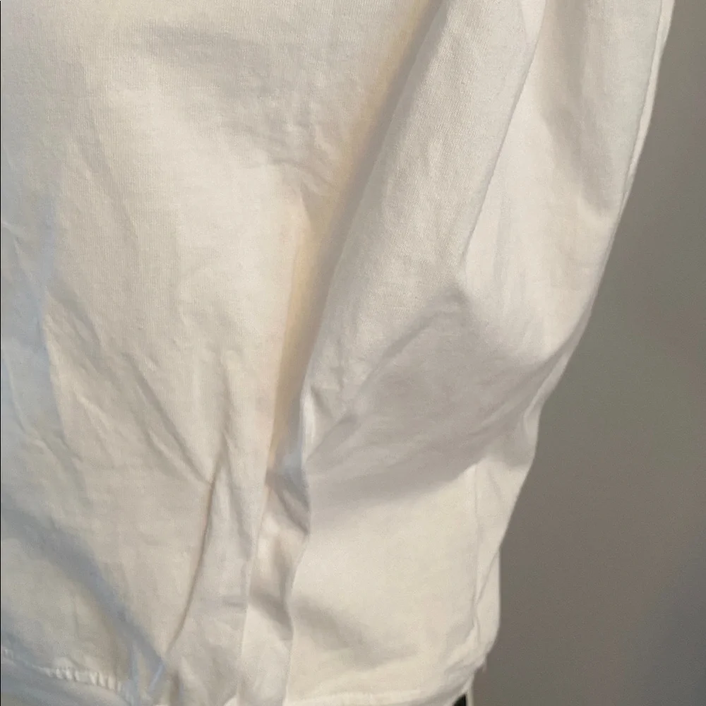 Zara unique boxy t shirt! Size medium wording on back & front - Picture 8 of 11